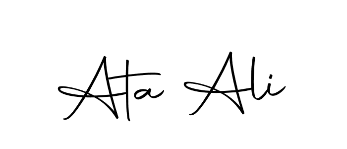 Also we have Ata Ali name is the best signature style. Create professional handwritten signature collection using Autography-DOLnW autograph style. Ata Ali signature style 10 images and pictures png
