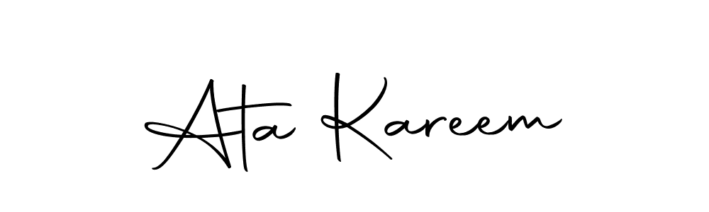 This is the best signature style for the Ata Kareem name. Also you like these signature font (Autography-DOLnW). Mix name signature. Ata Kareem signature style 10 images and pictures png