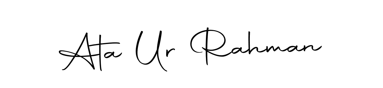 Use a signature maker to create a handwritten signature online. With this signature software, you can design (Autography-DOLnW) your own signature for name Ata Ur Rahman. Ata Ur Rahman signature style 10 images and pictures png