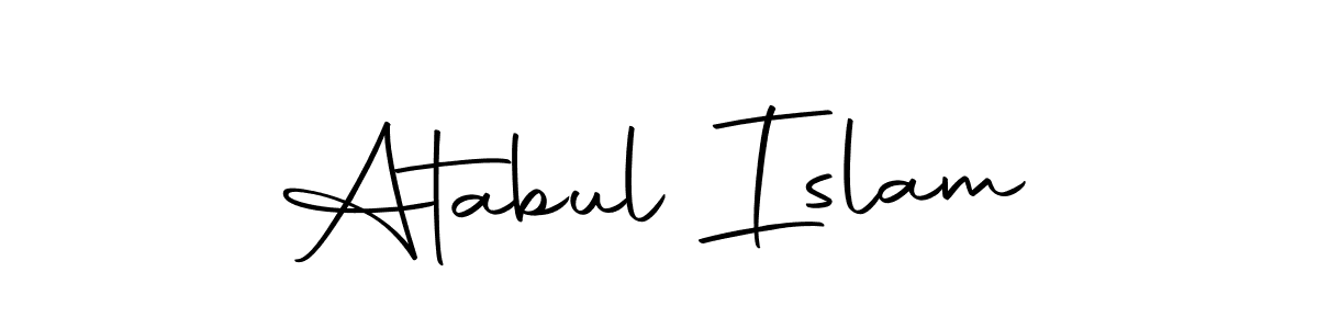 This is the best signature style for the Atabul Islam name. Also you like these signature font (Autography-DOLnW). Mix name signature. Atabul Islam signature style 10 images and pictures png