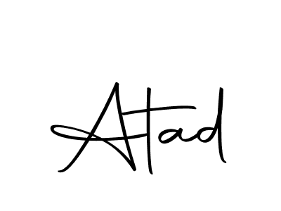 Design your own signature with our free online signature maker. With this signature software, you can create a handwritten (Autography-DOLnW) signature for name Atad. Atad signature style 10 images and pictures png