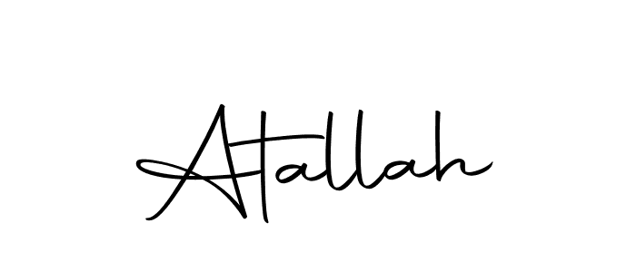Atallah stylish signature style. Best Handwritten Sign (Autography-DOLnW) for my name. Handwritten Signature Collection Ideas for my name Atallah. Atallah signature style 10 images and pictures png