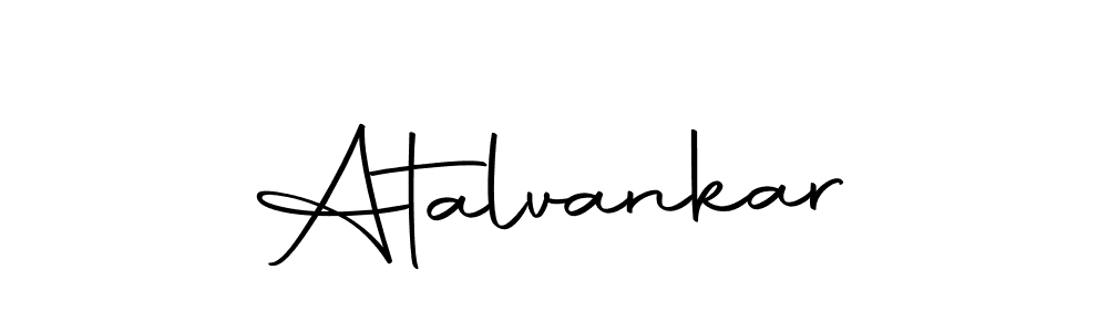 You should practise on your own different ways (Autography-DOLnW) to write your name (Atalvankar) in signature. don't let someone else do it for you. Atalvankar signature style 10 images and pictures png
