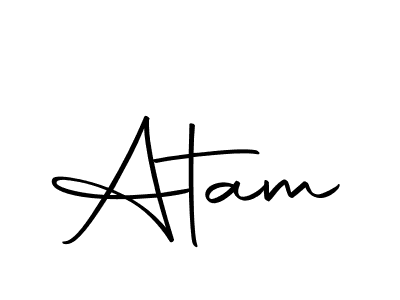 How to make Atam signature? Autography-DOLnW is a professional autograph style. Create handwritten signature for Atam name. Atam signature style 10 images and pictures png