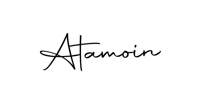 You should practise on your own different ways (Autography-DOLnW) to write your name (Atamoin) in signature. don't let someone else do it for you. Atamoin signature style 10 images and pictures png