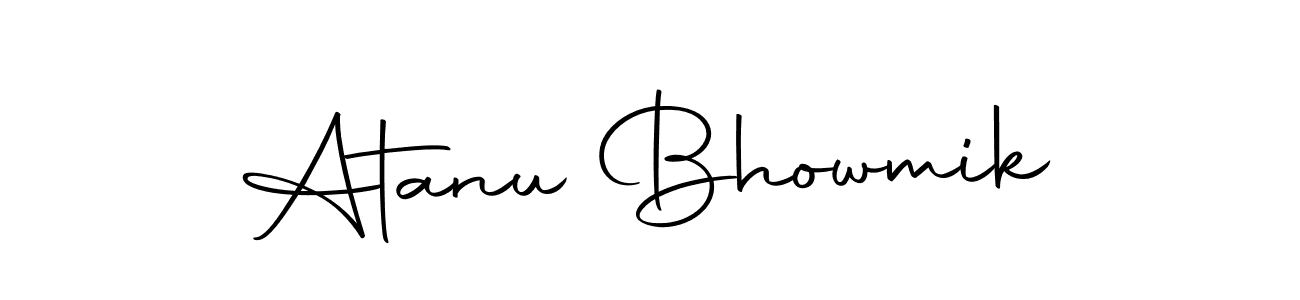 Make a short Atanu Bhowmik signature style. Manage your documents anywhere anytime using Autography-DOLnW. Create and add eSignatures, submit forms, share and send files easily. Atanu Bhowmik signature style 10 images and pictures png