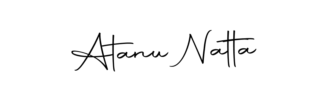 How to make Atanu Natta signature? Autography-DOLnW is a professional autograph style. Create handwritten signature for Atanu Natta name. Atanu Natta signature style 10 images and pictures png
