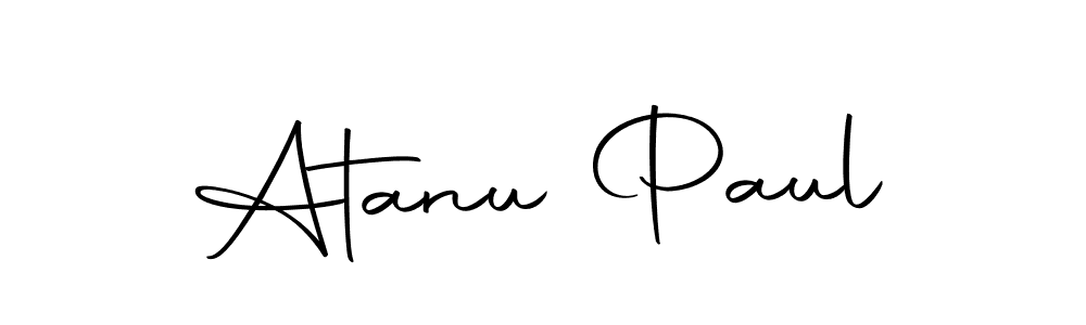 Also we have Atanu Paul name is the best signature style. Create professional handwritten signature collection using Autography-DOLnW autograph style. Atanu Paul signature style 10 images and pictures png