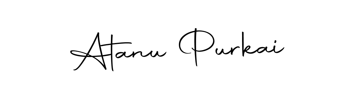 How to make Atanu Purkai signature? Autography-DOLnW is a professional autograph style. Create handwritten signature for Atanu Purkai name. Atanu Purkai signature style 10 images and pictures png