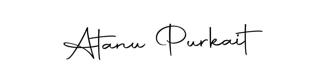 Atanu Purkait stylish signature style. Best Handwritten Sign (Autography-DOLnW) for my name. Handwritten Signature Collection Ideas for my name Atanu Purkait. Atanu Purkait signature style 10 images and pictures png