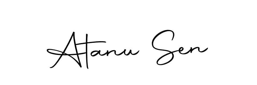 Use a signature maker to create a handwritten signature online. With this signature software, you can design (Autography-DOLnW) your own signature for name Atanu Sen. Atanu Sen signature style 10 images and pictures png