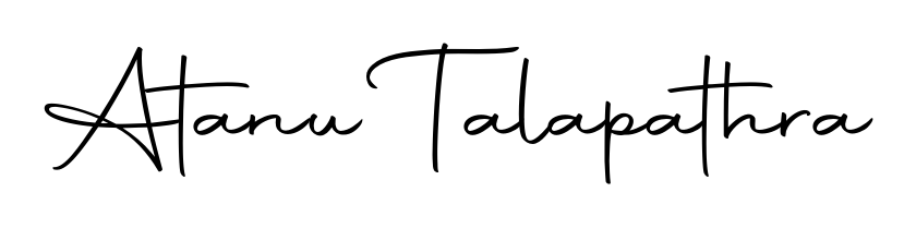 Atanu Talapathra stylish signature style. Best Handwritten Sign (Autography-DOLnW) for my name. Handwritten Signature Collection Ideas for my name Atanu Talapathra. Atanu Talapathra signature style 10 images and pictures png