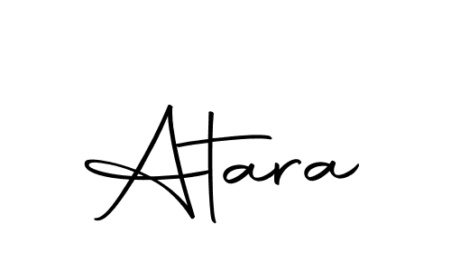 Design your own signature with our free online signature maker. With this signature software, you can create a handwritten (Autography-DOLnW) signature for name Atara. Atara signature style 10 images and pictures png