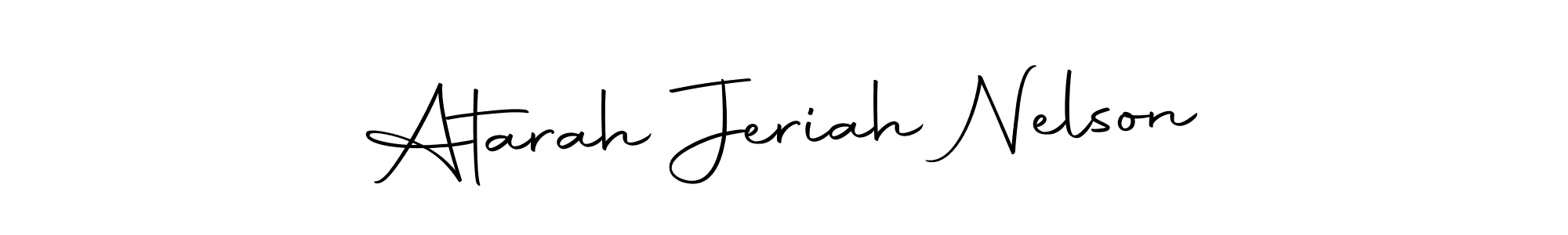 Design your own signature with our free online signature maker. With this signature software, you can create a handwritten (Autography-DOLnW) signature for name Atarah Jeriah Nelson. Atarah Jeriah Nelson signature style 10 images and pictures png