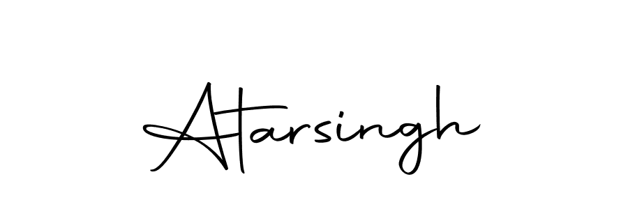 Create a beautiful signature design for name Atarsingh. With this signature (Autography-DOLnW) fonts, you can make a handwritten signature for free. Atarsingh signature style 10 images and pictures png