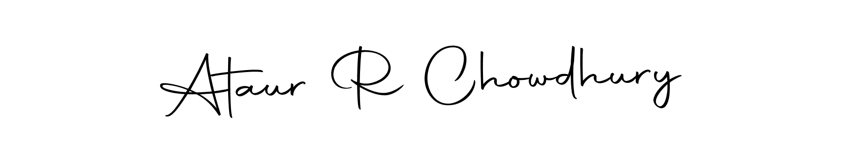 Design your own signature with our free online signature maker. With this signature software, you can create a handwritten (Autography-DOLnW) signature for name Ataur R Chowdhury. Ataur R Chowdhury signature style 10 images and pictures png
