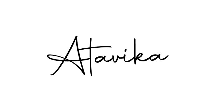 How to make Atavika name signature. Use Autography-DOLnW style for creating short signs online. This is the latest handwritten sign. Atavika signature style 10 images and pictures png