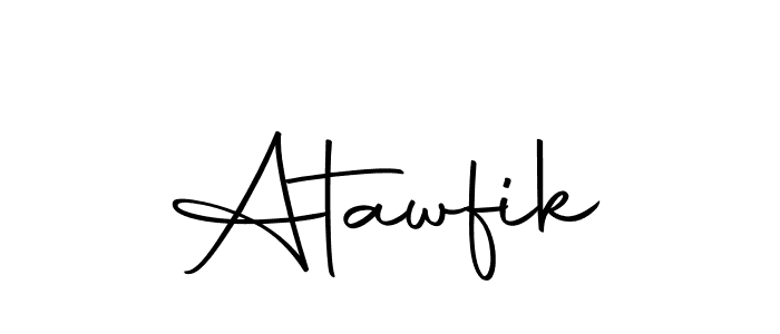 You can use this online signature creator to create a handwritten signature for the name Atawfik. This is the best online autograph maker. Atawfik signature style 10 images and pictures png