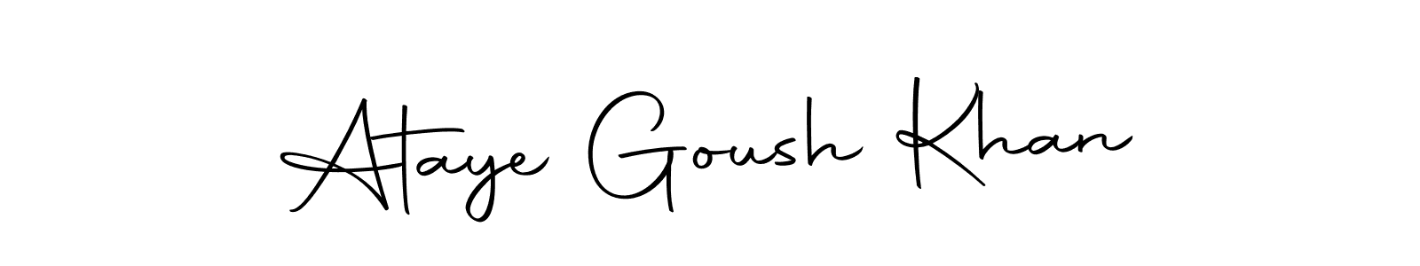 How to make Ataye Goush Khan signature? Autography-DOLnW is a professional autograph style. Create handwritten signature for Ataye Goush Khan name. Ataye Goush Khan signature style 10 images and pictures png