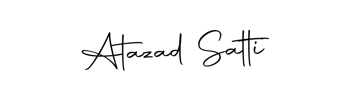 Atazad Satti stylish signature style. Best Handwritten Sign (Autography-DOLnW) for my name. Handwritten Signature Collection Ideas for my name Atazad Satti. Atazad Satti signature style 10 images and pictures png