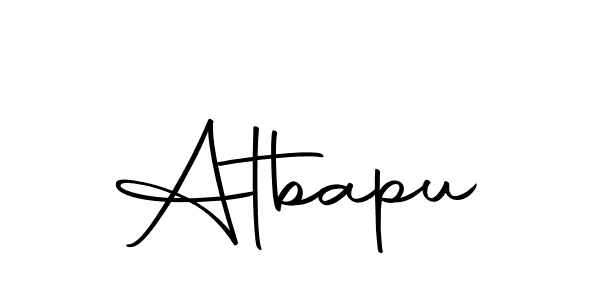 Create a beautiful signature design for name Atbapu. With this signature (Autography-DOLnW) fonts, you can make a handwritten signature for free. Atbapu signature style 10 images and pictures png