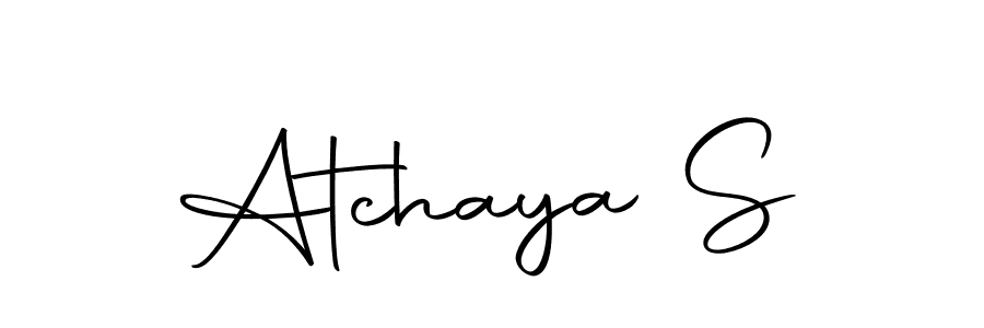Autography-DOLnW is a professional signature style that is perfect for those who want to add a touch of class to their signature. It is also a great choice for those who want to make their signature more unique. Get Atchaya S name to fancy signature for free. Atchaya S signature style 10 images and pictures png