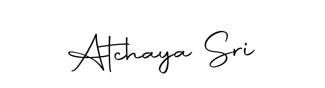 You can use this online signature creator to create a handwritten signature for the name Atchaya Sri. This is the best online autograph maker. Atchaya Sri signature style 10 images and pictures png