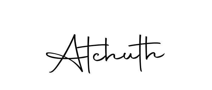 if you are searching for the best signature style for your name Atchuth. so please give up your signature search. here we have designed multiple signature styles  using Autography-DOLnW. Atchuth signature style 10 images and pictures png