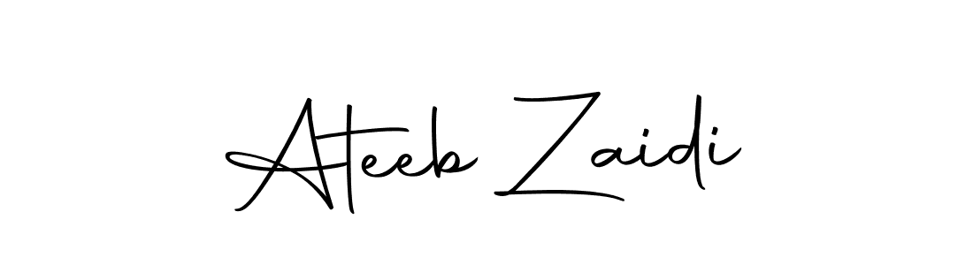 Ateeb Zaidi stylish signature style. Best Handwritten Sign (Autography-DOLnW) for my name. Handwritten Signature Collection Ideas for my name Ateeb Zaidi. Ateeb Zaidi signature style 10 images and pictures png