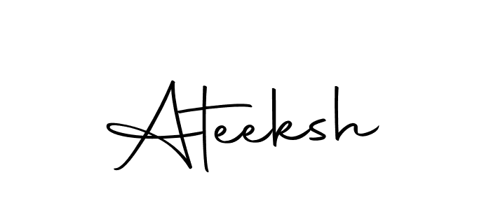 Also we have Ateeksh name is the best signature style. Create professional handwritten signature collection using Autography-DOLnW autograph style. Ateeksh signature style 10 images and pictures png