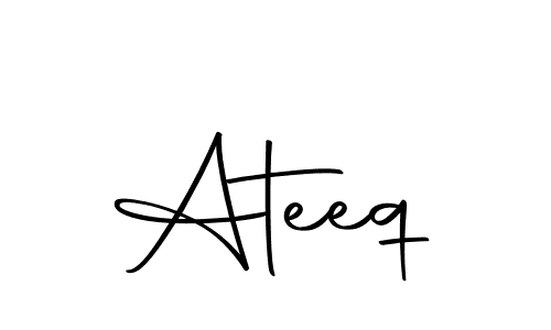 Design your own signature with our free online signature maker. With this signature software, you can create a handwritten (Autography-DOLnW) signature for name Ateeq. Ateeq signature style 10 images and pictures png