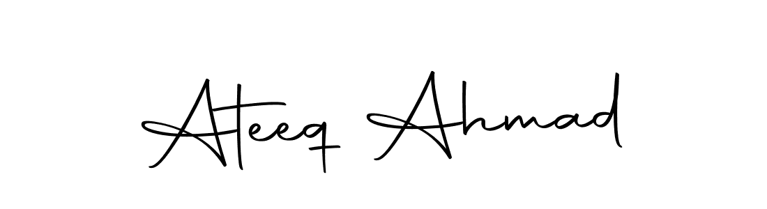 You should practise on your own different ways (Autography-DOLnW) to write your name (Ateeq Ahmad) in signature. don't let someone else do it for you. Ateeq Ahmad signature style 10 images and pictures png