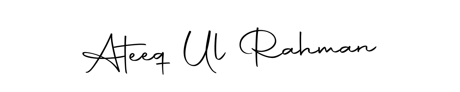 Also we have Ateeq Ul Rahman name is the best signature style. Create professional handwritten signature collection using Autography-DOLnW autograph style. Ateeq Ul Rahman signature style 10 images and pictures png