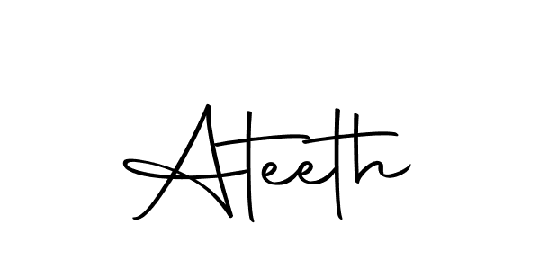 Similarly Autography-DOLnW is the best handwritten signature design. Signature creator online .You can use it as an online autograph creator for name Ateeth. Ateeth signature style 10 images and pictures png