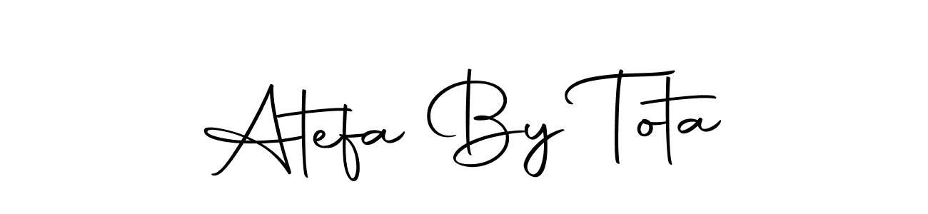 The best way (Autography-DOLnW) to make a short signature is to pick only two or three words in your name. The name Atefa By Tota include a total of six letters. For converting this name. Atefa By Tota signature style 10 images and pictures png