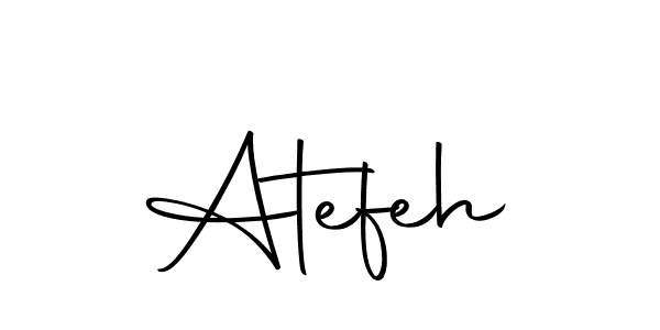 Atefeh stylish signature style. Best Handwritten Sign (Autography-DOLnW) for my name. Handwritten Signature Collection Ideas for my name Atefeh. Atefeh signature style 10 images and pictures png