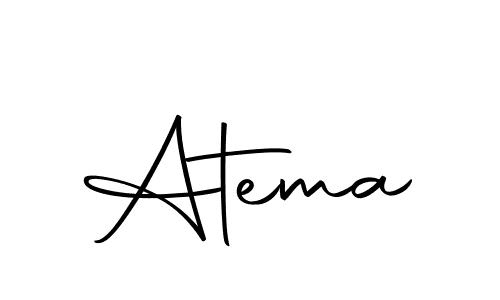 Atema stylish signature style. Best Handwritten Sign (Autography-DOLnW) for my name. Handwritten Signature Collection Ideas for my name Atema. Atema signature style 10 images and pictures png