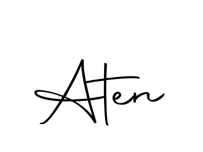 The best way (Autography-DOLnW) to make a short signature is to pick only two or three words in your name. The name Aten include a total of six letters. For converting this name. Aten signature style 10 images and pictures png