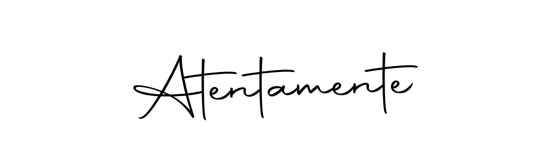 Once you've used our free online signature maker to create your best signature Autography-DOLnW style, it's time to enjoy all of the benefits that Atentamente name signing documents. Atentamente signature style 10 images and pictures png
