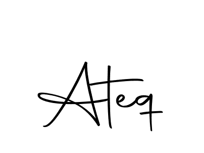 Use a signature maker to create a handwritten signature online. With this signature software, you can design (Autography-DOLnW) your own signature for name Ateq. Ateq signature style 10 images and pictures png