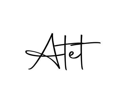 How to Draw Atet signature style? Autography-DOLnW is a latest design signature styles for name Atet. Atet signature style 10 images and pictures png