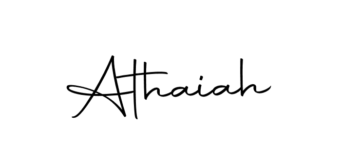 Create a beautiful signature design for name Athaiah. With this signature (Autography-DOLnW) fonts, you can make a handwritten signature for free. Athaiah signature style 10 images and pictures png