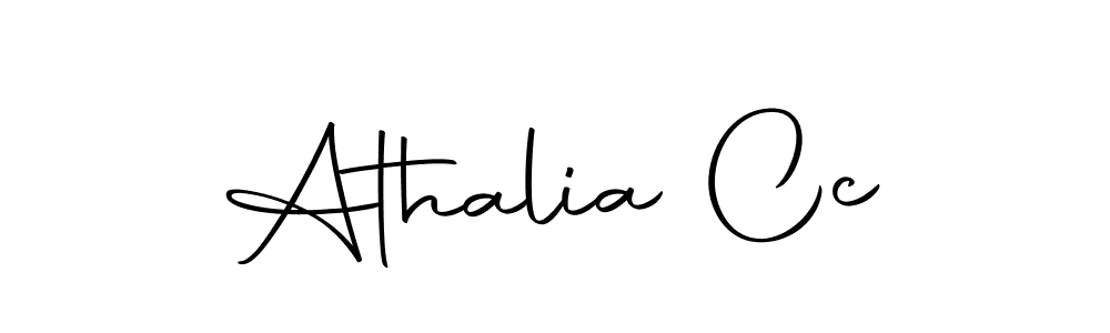 You should practise on your own different ways (Autography-DOLnW) to write your name (Athalia Cc) in signature. don't let someone else do it for you. Athalia Cc signature style 10 images and pictures png