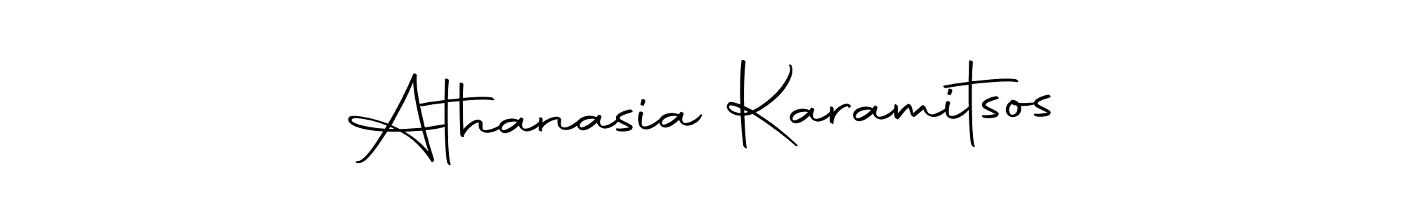 Here are the top 10 professional signature styles for the name Athanasia Karamitsos. These are the best autograph styles you can use for your name. Athanasia Karamitsos signature style 10 images and pictures png