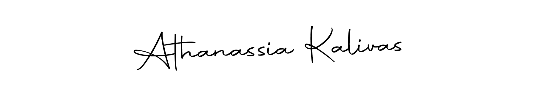 Make a beautiful signature design for name Athanassia Kalivas. Use this online signature maker to create a handwritten signature for free. Athanassia Kalivas signature style 10 images and pictures png