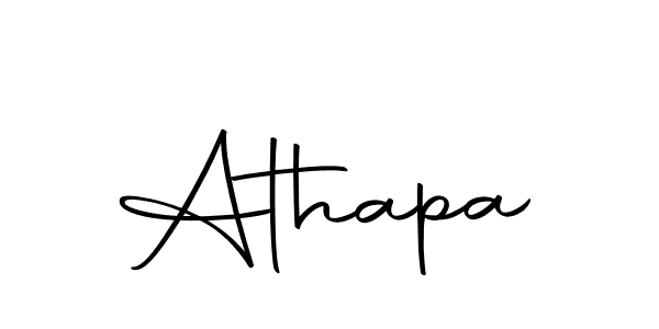 Use a signature maker to create a handwritten signature online. With this signature software, you can design (Autography-DOLnW) your own signature for name Athapa. Athapa signature style 10 images and pictures png