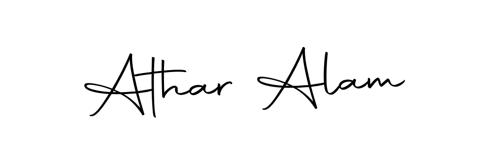 The best way (Autography-DOLnW) to make a short signature is to pick only two or three words in your name. The name Athar Alam include a total of six letters. For converting this name. Athar Alam signature style 10 images and pictures png