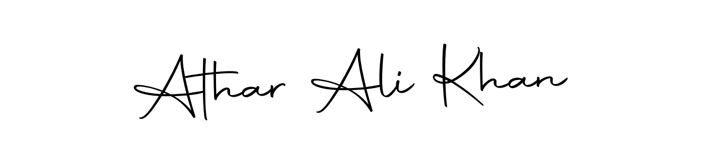 Make a beautiful signature design for name Athar Ali Khan. With this signature (Autography-DOLnW) style, you can create a handwritten signature for free. Athar Ali Khan signature style 10 images and pictures png