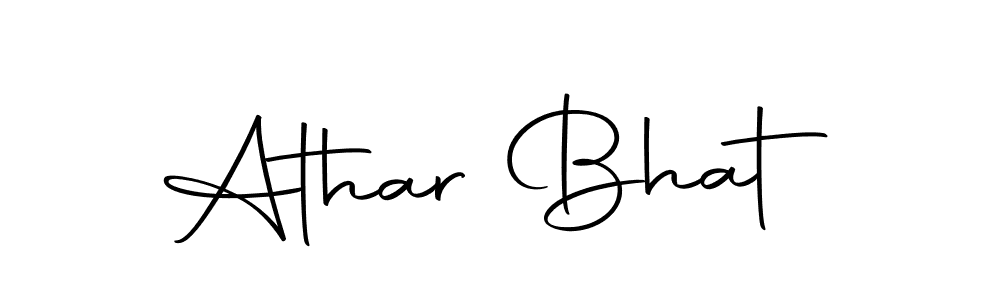 How to Draw Athar Bhat signature style? Autography-DOLnW is a latest design signature styles for name Athar Bhat. Athar Bhat signature style 10 images and pictures png