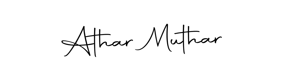 if you are searching for the best signature style for your name Athar Muthar. so please give up your signature search. here we have designed multiple signature styles  using Autography-DOLnW. Athar Muthar signature style 10 images and pictures png